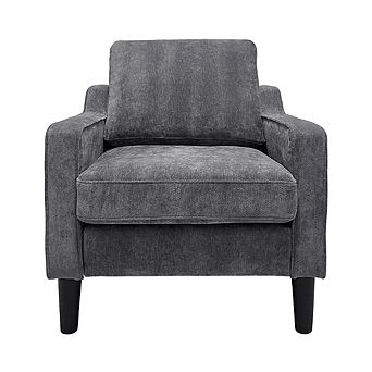 Trikiousd Accent Chair Soft Chenille Comfy Arm Chair Mid Century Modern Sofa Chair