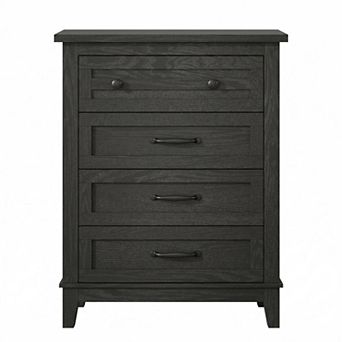4 Vertical Drawer Dresser with Large Storage for Bedroom, Living Room