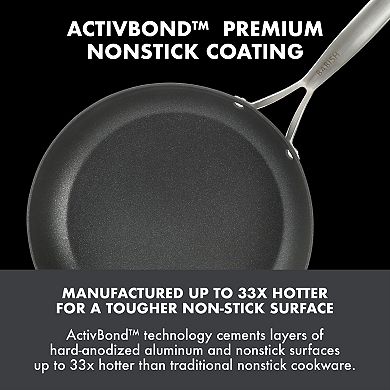 Babish 10 Piece Hard Anodized Titanium Non Stick Pots and Pans Set