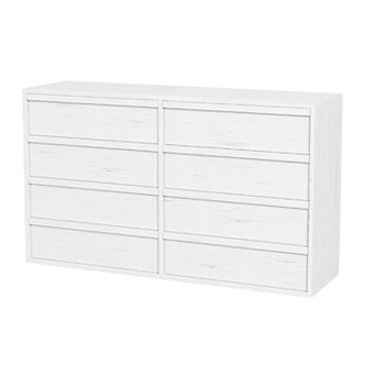 8 Drawer Dresser for Bedroom, Modern 8 Chest of Drawers with Large Drawers Storage