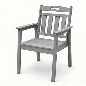 Outdoor terrace dining chair set, low maintenance - for gardens, backyards, and decks