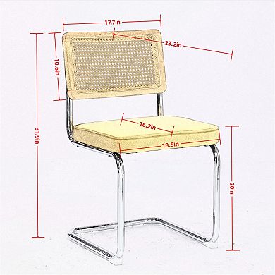2PC Mid Century Modern Dining Chair