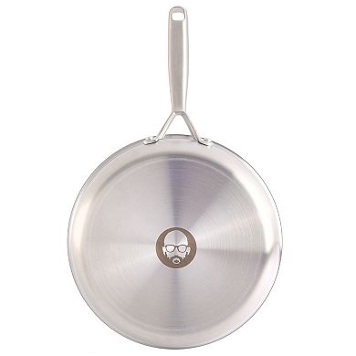 Babish 10 Inch Stainless Steel Triply Professional Grade Fry Pan