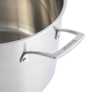 Babish Triply Stainless Steel Professional Grade Stock Pot with Lid 12 Quart