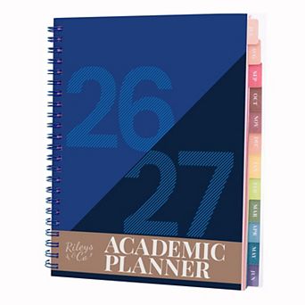 Rileys Academic Planner, Weekly & Monthly, July 2026 - June 2027