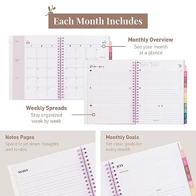 Rileys Academic Planner, Weekly & Monthly, July 2026 - June 2027