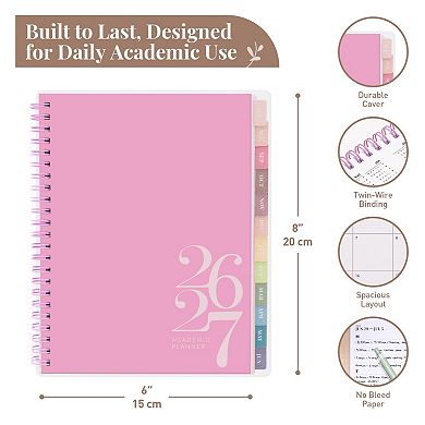 Rileys Academic Planner, Weekly & Monthly, July 2026 - June 2027