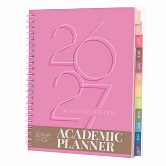 Rileys Academic Planner, Weekly & Monthly, July 2026 - June 2027