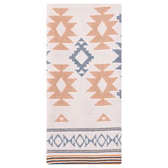Boho Cotton Hand Towel Cute Pattern Soft Absorbent Bathroom Towel for Home 13"x29"