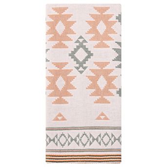 Boho Cotton Hand Towel Cute Pattern Soft Absorbent Bathroom Towel for Home 13"x29"
