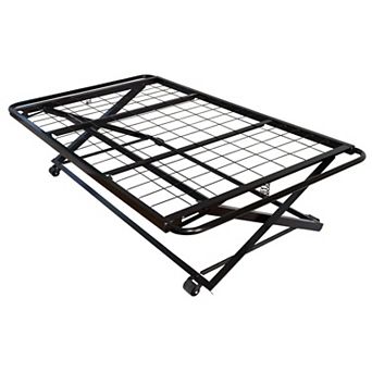 Kings Brand Furniture Twin Pop-Up Metal Trundle Bed