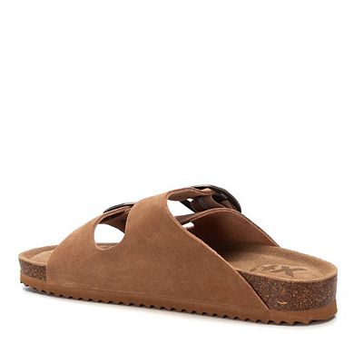 XTI Women's Cork Footbed Suede Sandals 144039