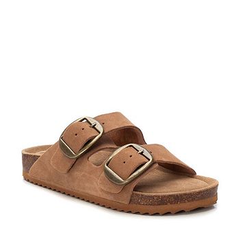 XTI Women's Cork Footbed Suede Sandals 144039