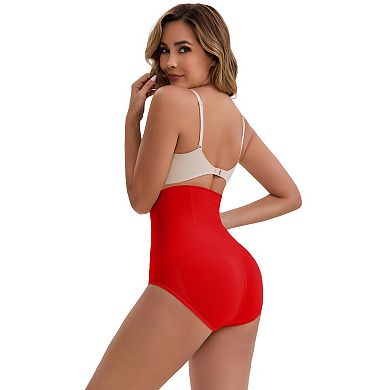 2 Packs Women's High-Waisted Hip Lifting Briefs Postpartum Tummy Control Breathable Control Panties