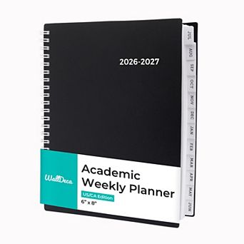 WallDeca Academic Planner, Weekly & Monthly, July 2026 - June 2027