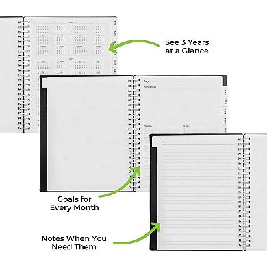 WallDeca Academic Planner, Weekly & Monthly, July 2026 - June 2027