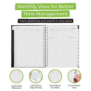 WallDeca Academic Planner, Weekly & Monthly, July 2026 - June 2027