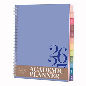Rileys Academic Planner, Weekly & Monthly, July 2026 - June 2027