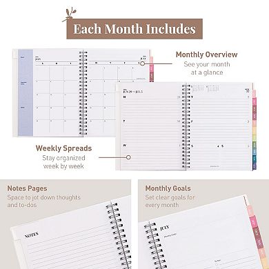 Rileys Academic Planner, Weekly & Monthly, July 2026 - June 2027