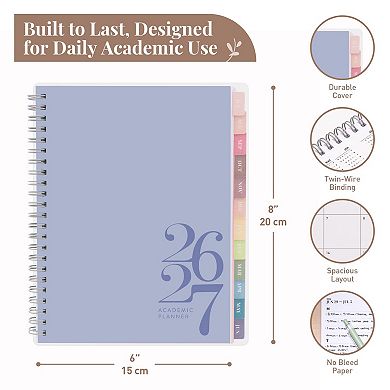 Rileys Academic Planner, Weekly & Monthly, July 2026 - June 2027