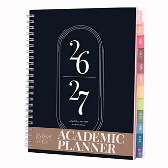 Rileys Academic Planner, Weekly & Monthly, July 2026 - June 2027