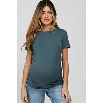 Maternity Basic Short Sleeve Top