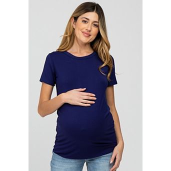 Maternity Basic Short Sleeve Top