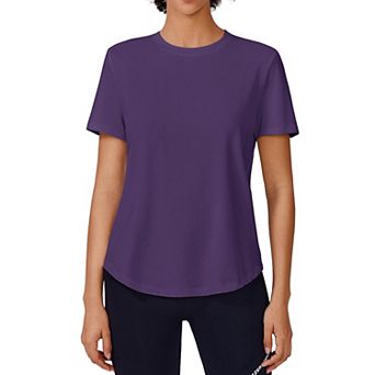 Pinspark Women's Soft Short Sleeve Sun Protection Quick Dry Athletic Shirt for Hiking Fishing