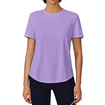 Pinspark Women's Soft Short Sleeve Sun Protection Quick Dry Athletic Shirt for Hiking Fishing