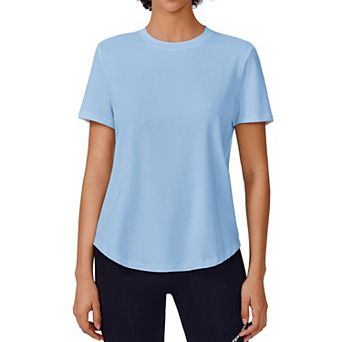 Pinspark Women's Soft Short Sleeve Sun Protection Quick Dry Athletic Shirt for Hiking Fishing