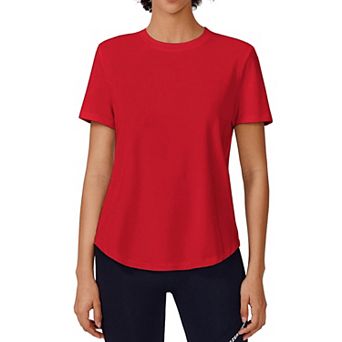 PINSPARK Women's Soft Short Sleeve Sun Protection Quick Dry Athletic Shirt for Hiking Fishing