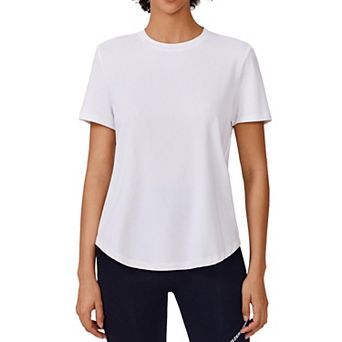 Pinspark Women's Soft Short Sleeve Sun Protection Quick Dry Athletic Shirt for Hiking Fishing