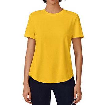Pinspark Women's Soft Short Sleeve Sun Protection Quick Dry Athletic Shirt for Hiking Fishing