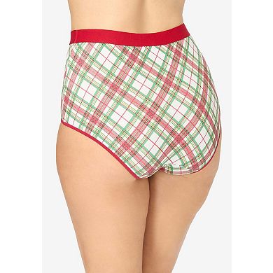 Catherines Plus Size Cotton/Spandex Panty 3-Pack