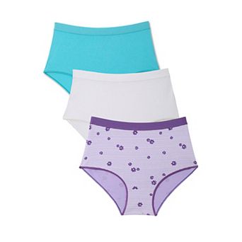 Catherines Plus Size Cotton/Spandex Panty 3-Pack