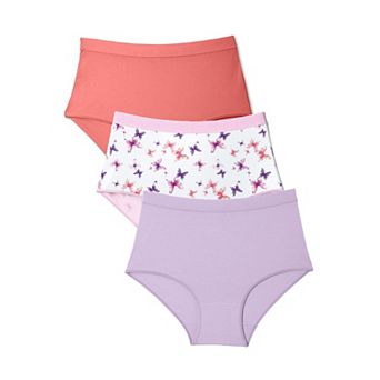 Catherines Plus Size Cotton/Spandex Panty 3-Pack