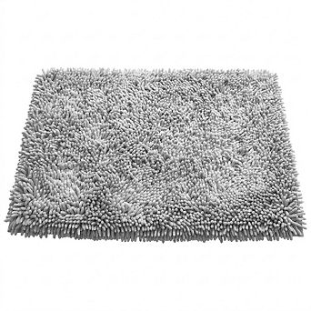 Chenille Bathroom Rug, Thick Soft Absorbent, Non-Slip Quick-Dry Mat