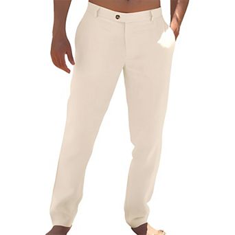 Mens Lightweight Linen Trousers
