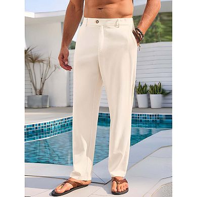 Mens Lightweight Linen Trousers