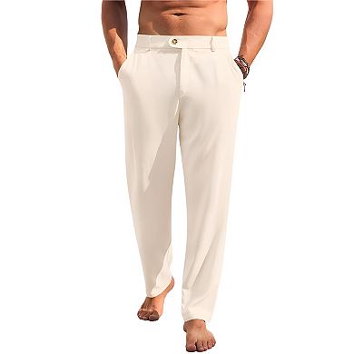 Mens Lightweight Linen Trousers