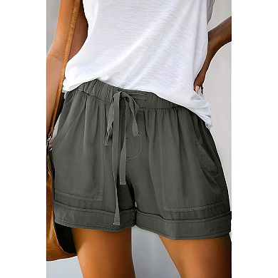 Womens High Waist Casual Shorts