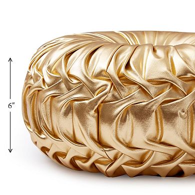 Round Throw Pillow with Removable Cover