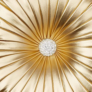 Round Throw Pillow with Removable Cover