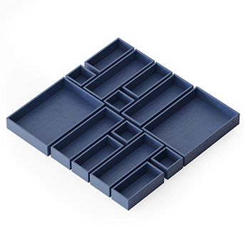 Drawer Organizer Set, Multi-Functional Tray Divider Storage Box