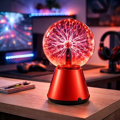 10" x 6" Color Changing Base Plasma Globe USB Table Lamp