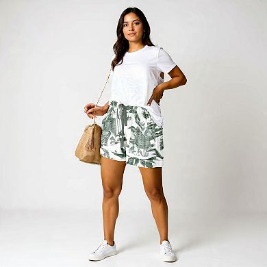 Womens Relaxed Fit Pocket Shorts