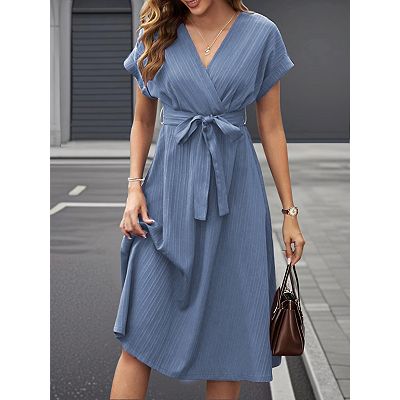 toteme cream dress off-white Tie-Waist Jersey Midi length dress blurs the Color:Yellow-Floral Silk Crinkle Dress - 3-Dresses/Rompers/Sets