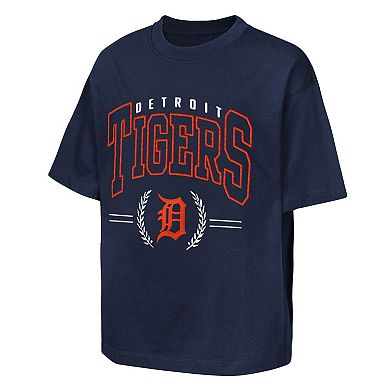Youth Outerstuff Navy Detroit Tigers Premium World Class T-Shirt