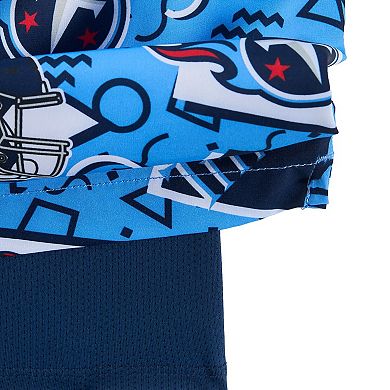 Men's Chubbies Blue Tennessee Titans Game Day Fit Classic Lined Swim Trunks
