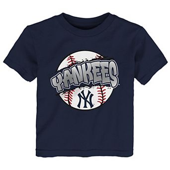 Toddler Outerstuff Navy New York Yankees Split Ball T-Shirt
